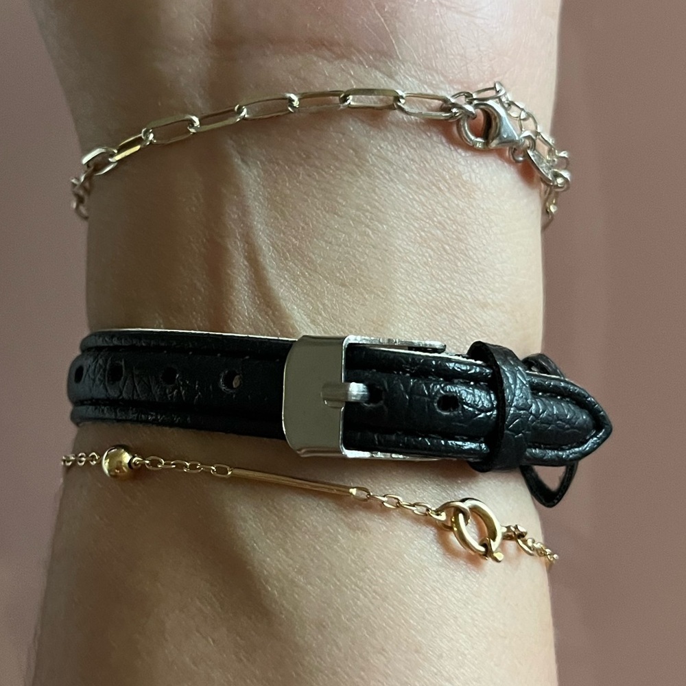 ⌚✨ Minimalist Retro Quartz Watch | Black PU Leather Strap 🖤 - Picture 4 of 8